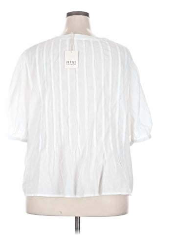 a.n.a. A New Approach Short Sleeve Blouse (view 2)