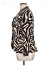 Chico's 100% Polyester Animal Print Ivory Blazer Size XXL (4) - photo 5