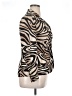 Chico's 100% Polyester Animal Print Ivory Blazer Size XXL (4) - photo 4