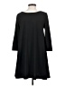 Leith Solid Black Casual Dress Size S - photo 2