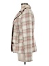 Old Navy Plaid Ivory Coat Size M - photo 5