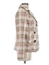 Old Navy Plaid Ivory Coat Size M - photo 4