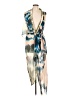 Suki So 100% Polyester Teal Kimono One size - photo 1