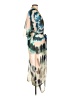 Suki So 100% Polyester Teal Kimono One size - photo 4
