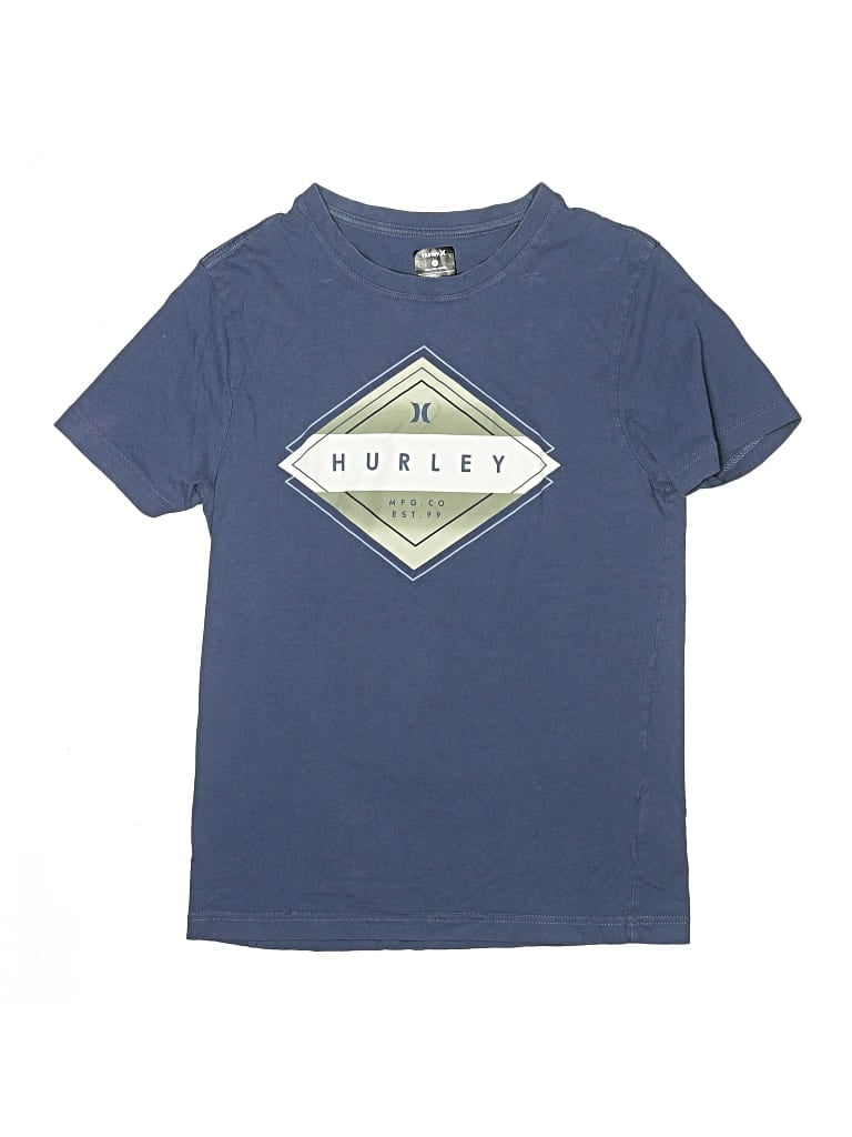 Pre-owned Hurley Kids' Short Sleeve T-shirt In Blue