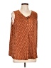 C established 1946 100% Polyester Orange Sleeveless Blouse Size L - photo 1