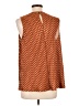 C established 1946 100% Polyester Orange Sleeveless Blouse Size L - photo 2