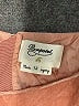 Bonpoint Brown Pink Long Sleeve Top Size 12 - photo 3