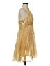 LoveShackFancy Metallic Gold Cocktail Dress Size 6 - photo 4