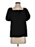 Madewell 100% Polyester Black Short Sleeve Blouse Size XS - photo 1