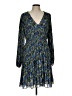 Boden 100% Polyester Paisley Blue Casual Dress Size 12 - photo 1