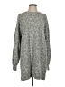 Mud Pie Animal Print Gray Pullover Sweater Size S - photo 1