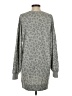 Mud Pie Animal Print Gray Pullover Sweater Size S - photo 2