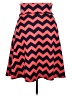 Lularoe Chevron-herringbone Red Casual Skirt Size 22 - 24 - photo 2