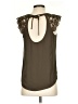 Express 100% Polyester Brown Sleeveless Blouse Size S - photo 2