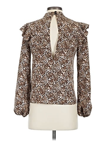 Topshop Long Sleeve Blouse (view 2)