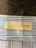 Zara 100% Bamboo Stripes Blue Shorts Size M - photo 3
