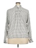 Rufina Checkered-gingham Silver Long Sleeve Blouse Size XXL (estimated) - photo 2