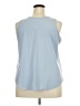 Time and Tru Blue Sleeveless Blouse Size 20 - photo 2
