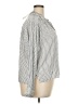 Rufina Checkered-gingham Silver Long Sleeve Blouse Size XXL (estimated) - photo 4