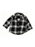 Baby Gap 100% Cotton Plaid Black Long Sleeve Button-Down Shirt Size 3-6 mo - photo 1