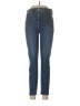 Ann Taylor LOFT Solid Blue Jeans Size 8 - photo 1