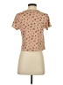 Gaze Floral Tan Short Sleeve T-Shirt Size XS - photo 2
