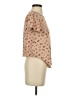 Gaze Floral Tan Short Sleeve T-Shirt Size XS - photo 4