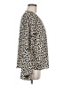 Krazy Kat Animal Print Ivory Long Sleeve Blouse Size M - photo 4