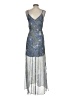 Sun & Shadow 100% Polyester Blue Cocktail Dress Size S - photo 2