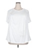 Amazon Essentials 100% Polyester White Short Sleeve Top Size 4X - photo 1