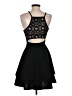 Jun & Ivy Solid Black Cocktail Dress Size XS - photo 2
