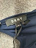 DKNY 100% Polyester Blue 3/4 Sleeve Top Size M - photo 7