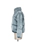 Old Navy 100% Nylon Metallic Silver Snow Jacket Size S - photo 5