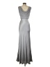 Ghost London 100% Viscose Gray Cocktail Dress Size S - photo 2