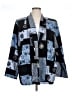 Kensington Square 100% Polyester Print Blue Blazer Size 1X - photo 1