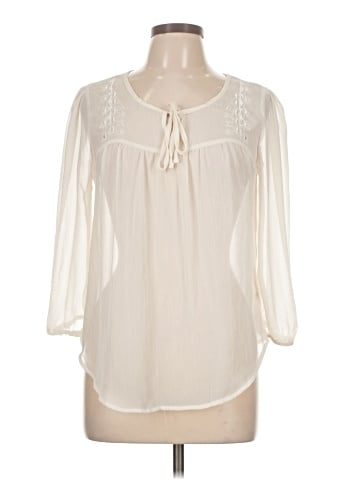 Mossimo Supply Co. 3/4 Sleeve Blouse (view 1)