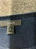 J.Crew 100% Wool Print Blue Wool Pullover Sweater Size S - photo 7