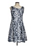 Perceptions Paisley Blue Cocktail Dress Size M (petite) - photo 1