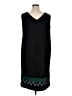 Maya Brooke Argyle Black Casual Dress Size 16 - photo 2