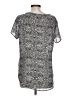 Pleione Animal Print Silver Short Sleeve T-Shirt Size L - photo 2