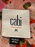 CAbi 100% Polyester Orange Short Sleeve Blouse Size M - photo 7