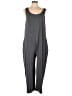 Ekouaer Solid Gray Jumpsuit Size XL - photo 1