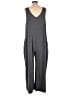 Ekouaer Solid Gray Jumpsuit Size XL - photo 2