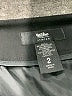 Mossimo Solid Black Ivory Formal Skirt Size 2 - photo 4