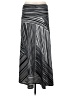 Sunny Leigh Stripes Silver Casual Skirt Size M - photo 1