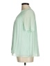Halogen 100% Polyester Green Short Sleeve Blouse Size M - photo 5