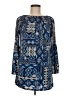 West Loop Blue Long Sleeve Blouse Size M - photo 1