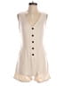 Unbranded Solid Ivory Romper Size S - photo 1