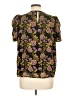 J by Joie 100% Polyester Black Short Sleeve Blouse Size L - photo 2